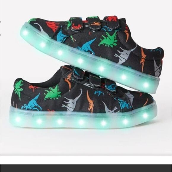 Dino Light Up Multi-Strap Sneaker - Picture 5 of 6